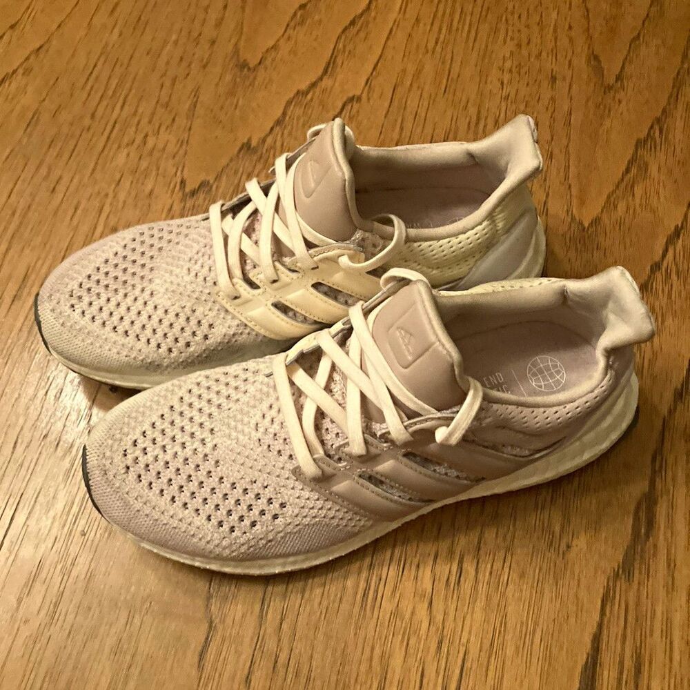 adidas UltraBoost 1.0 Primeknit Low Top Lace-Up Sneaker Beige HQ2195